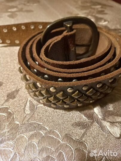 Ремень кожаный. Унисекс