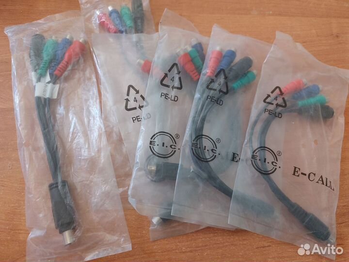 Кабель Переходник S video - S video, RCAx3