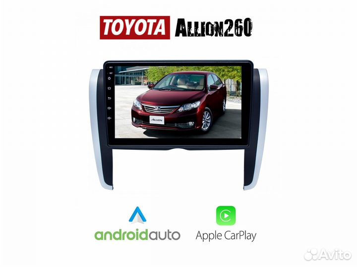 Topway Toyota Allion 260 LTE CarPlay 4/32gb