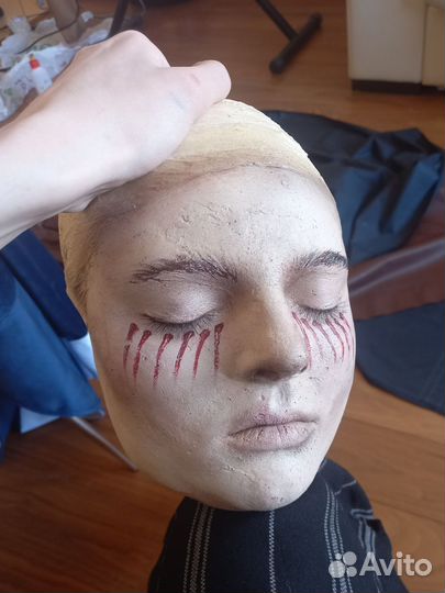 Слепок лица для бутафории и моделирования