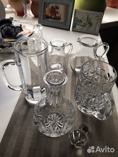 Посуда Хрустальная СССР Богемия Чехия 80-ые