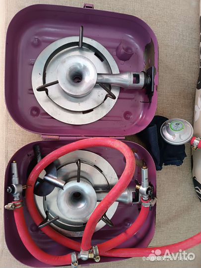 Газовая плита СССР походная с баллоном