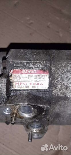 Компрессор кондиционера на BMW X5 4.4