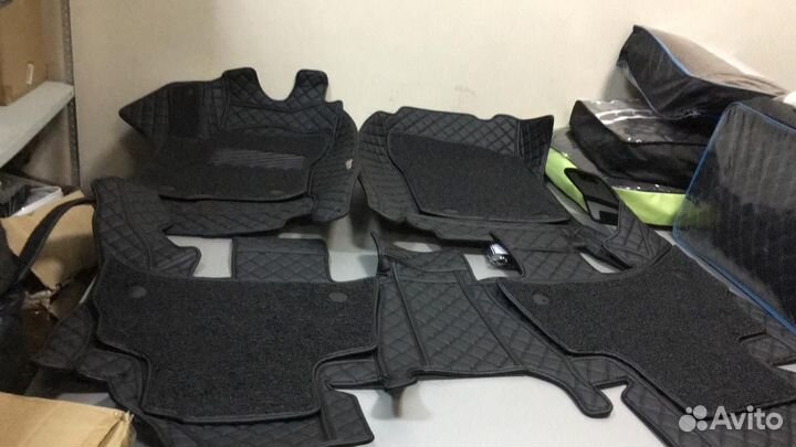 3D Коврики Mitsubishi из Экокожи