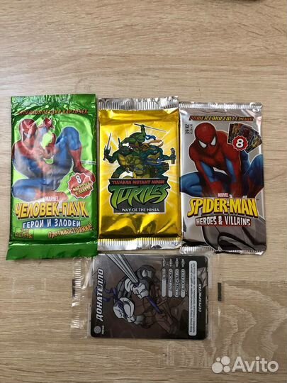 Карточки черепашки ниндзя бустеры