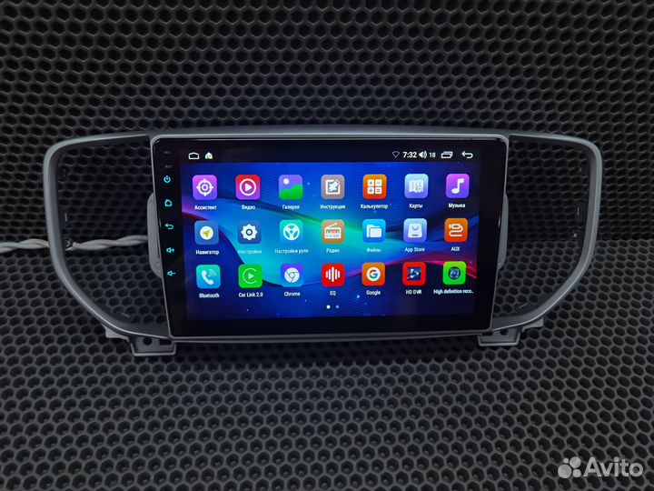 Магнитола Kia Sportage 4 Android IPS экран Новая