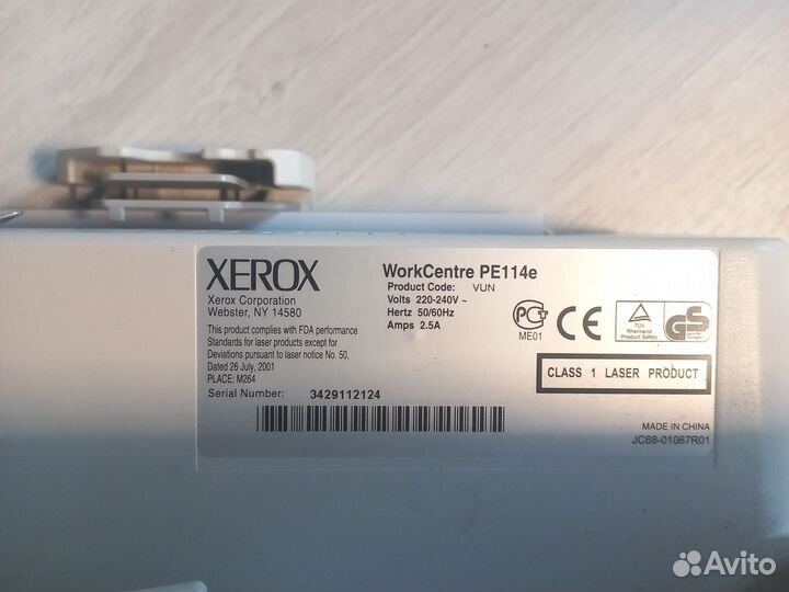 Xerox WorkCentre PE114e Принтер, ксерокс, сканер