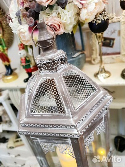 Подсвечник фонарь садовый