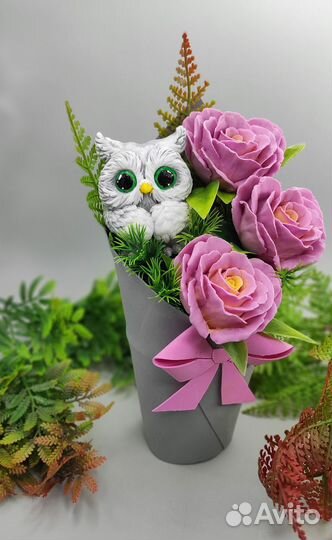 Букет из мыла ручной работы к 1 сентября