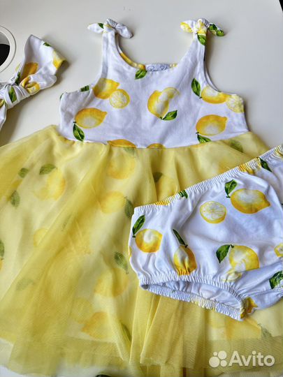 Сарафан летний новый для девочки 12-18 мес