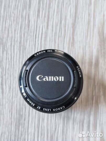 Объектив canon ef 50 mm f 1.8 II