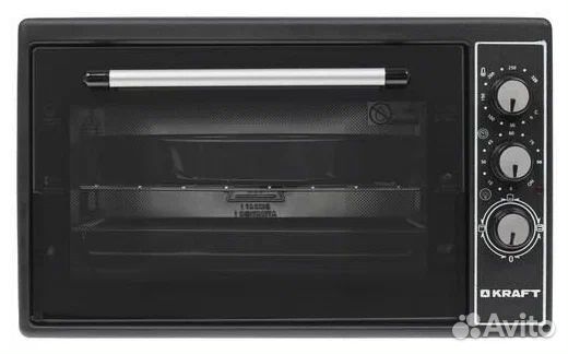 Жарочный шкаф kraft KF-MO 3801 BL черный, Турция