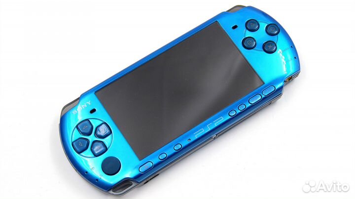 Sony PSP 3008 Синяя + 150 Игр