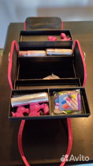 Саквояж для мастеров, визажистов, UF лампа, irisc