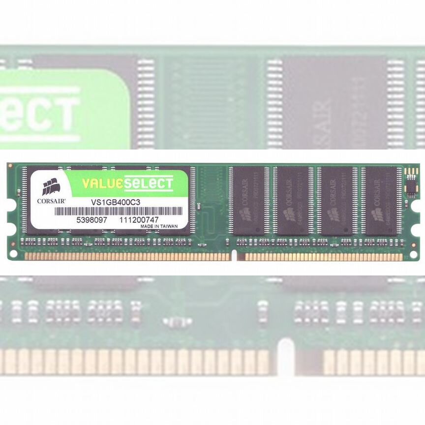 [VS1GB400C3] Оперативная Память Corsair Ddr 1gb Vs1gb400c3