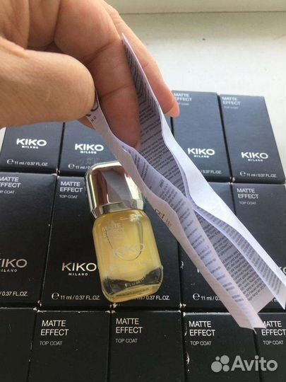 Kiko milano матовое покрытие для ногтей