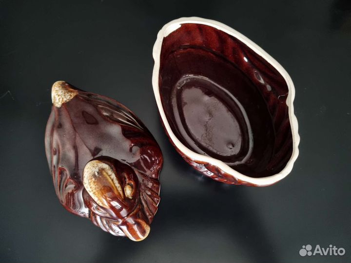 Керамический горшок для запекания Утка 500мл