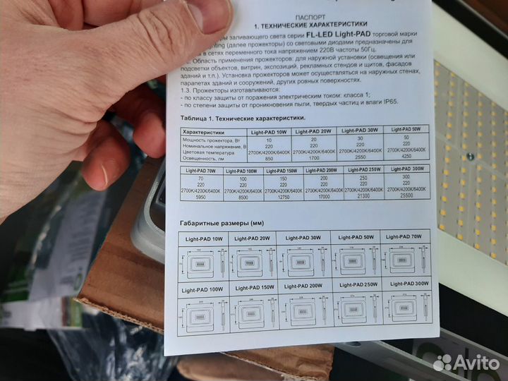 Мощные светодиодные прожектора 300Вт