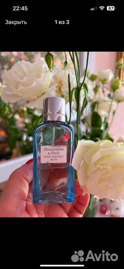 First instinct blue Abercrombie & fitch