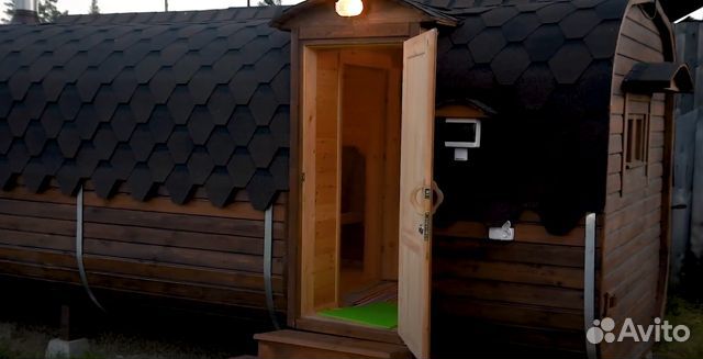 Баня бочка утепленная