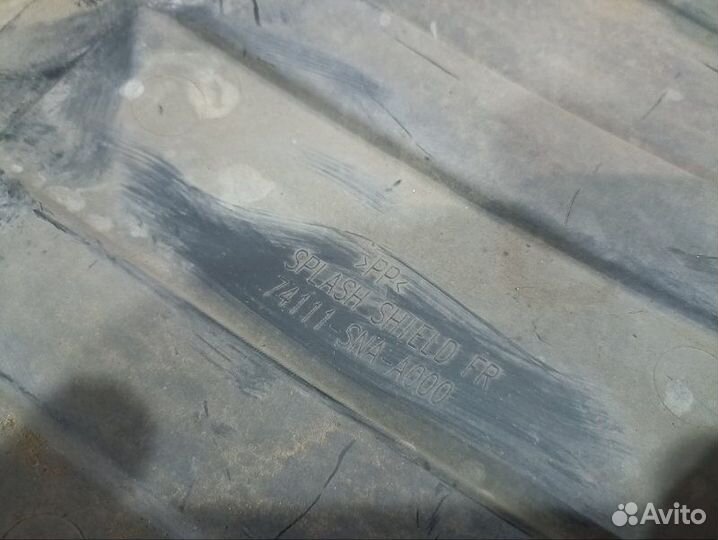 Защита бампера передняя Honda Civic 8 4D FD