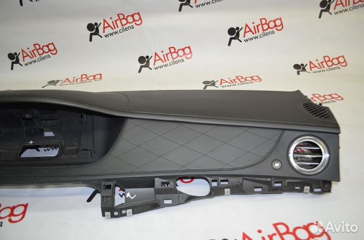 Торпедо панель Mercedes S класса 2017 (кожа)