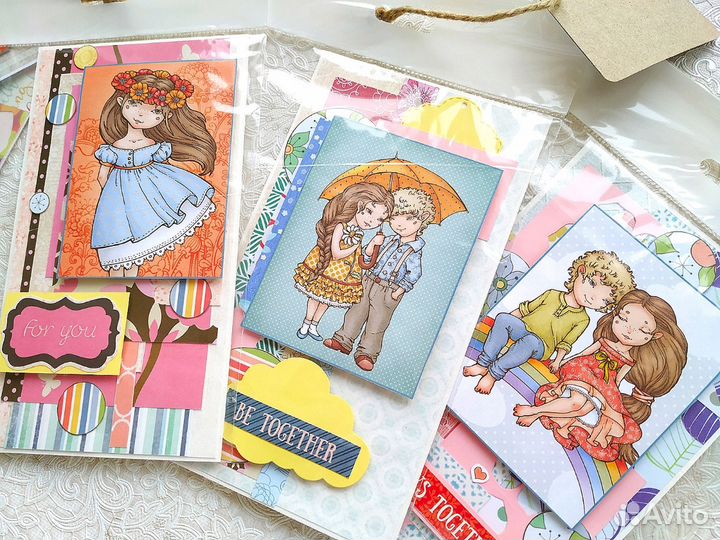 Открытки ручной работы на тему любви