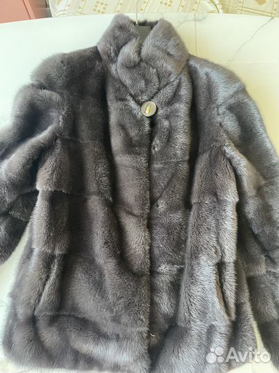 Шуба норковая поперечка 42 44
