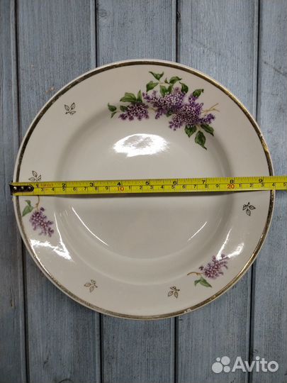 Тарелки сервиз Сирень, Дулево, б/у