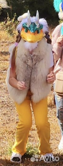 Маска раптора фурри фурсьют