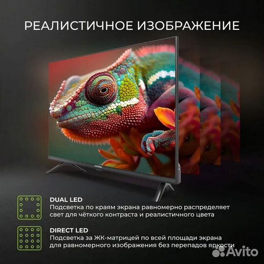 Новый телевизор Hartens 32