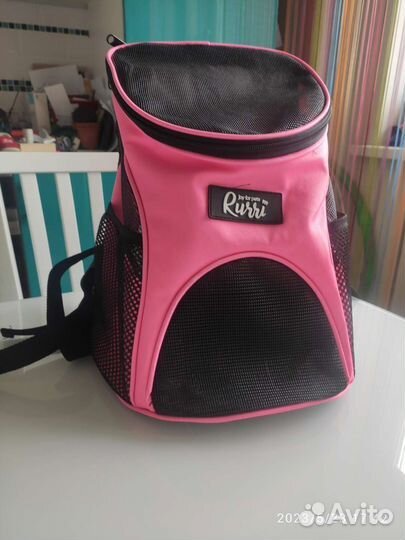 Переноска-рюкзак для кошек и собак мелких пород