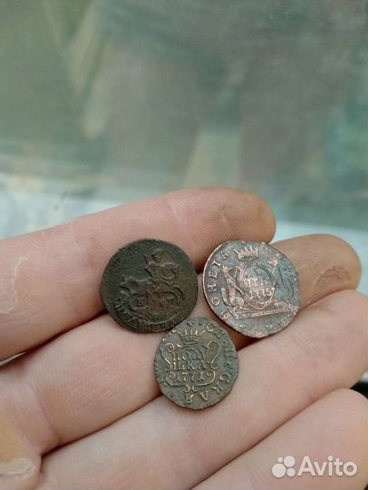 Деньга, полушки, Сибирь