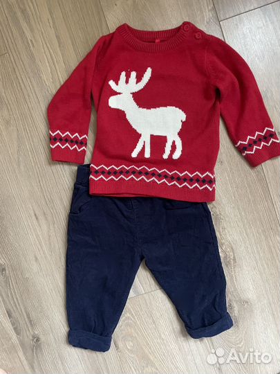 Новогодний костюм для мальчика 74