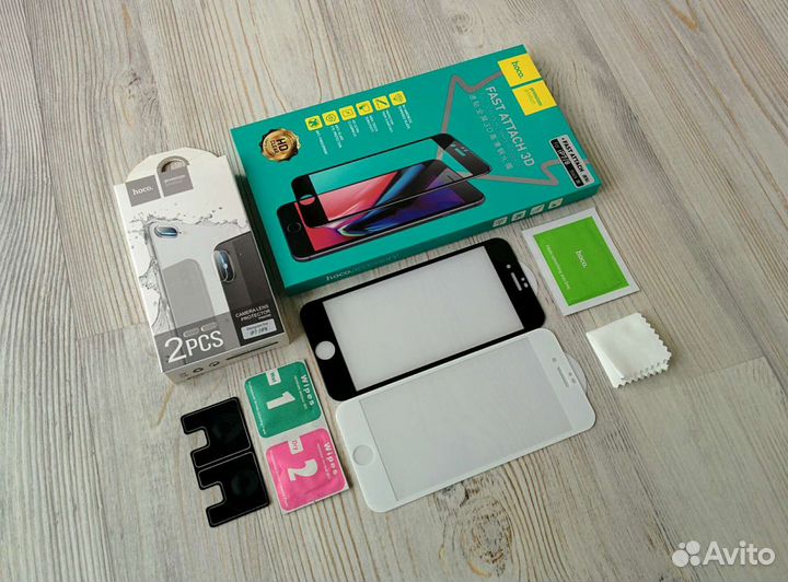 Защитные стекла и чехлы на iPhone 7 / 8 / se 2020