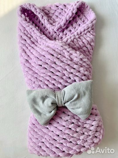 Конверт на выписку новый, плюшевый конверт