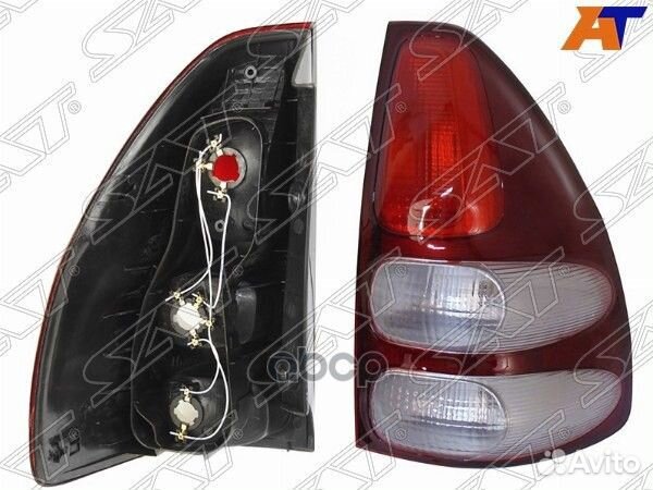 Фонарь задний toyota land cruiser prado 02-09 R