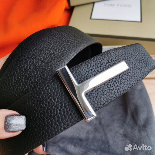 Ремень мужской tom ford двусторонний