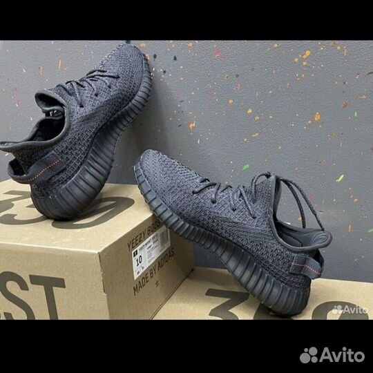 Кроссовки Adidas Yeezy Boost 350 Black Reflective