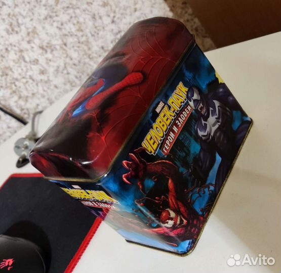 Сундук карточек человек паук