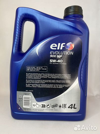 ELF Evolution 900 NF 5W-40 (4л)