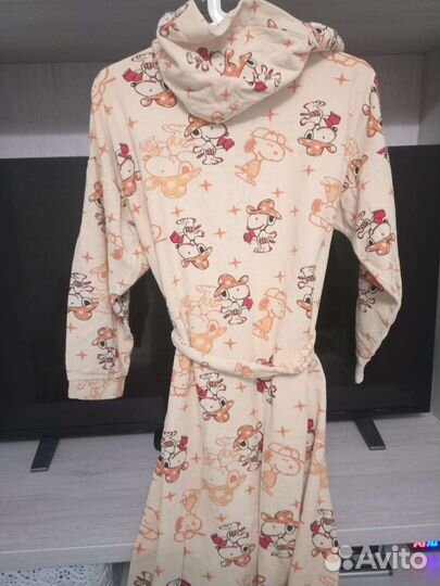 Халат махровый для девочки