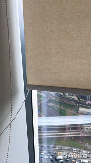 Рулонные шторы на панорамные окна