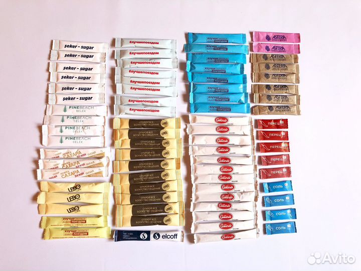 Сахарные пакетики