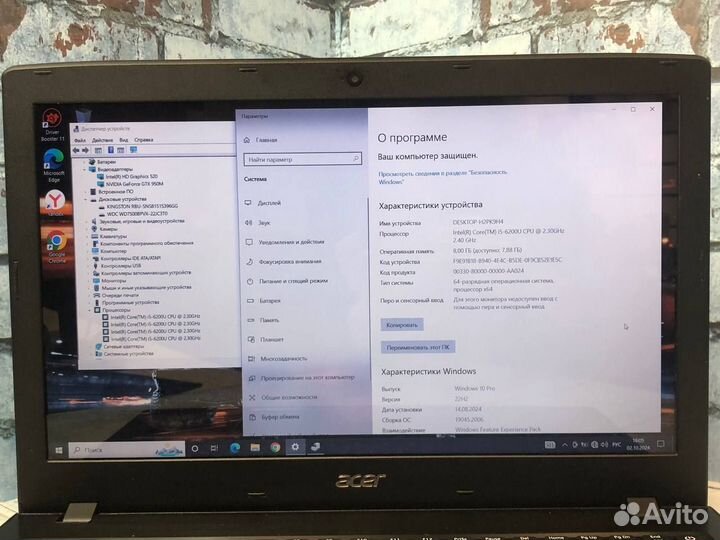 Acer Aspire E5-575/Core i5/RAM 8gb/GeForce GTX 950