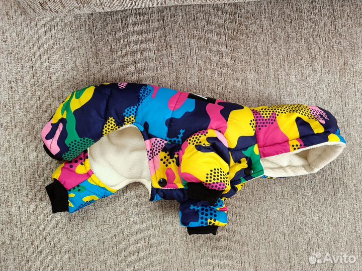 Зимний комбинезон для собак мелких пород