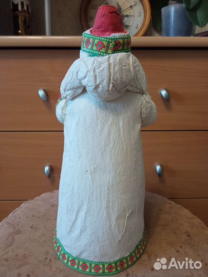 Дед мороз СССР вата и пластик