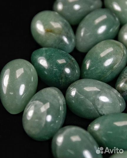 Галтовка яйцо Нефрит - 3 см, натуральный камень