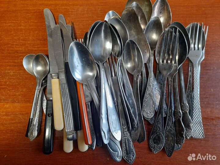 Ложки вилки СССР одним пакетом