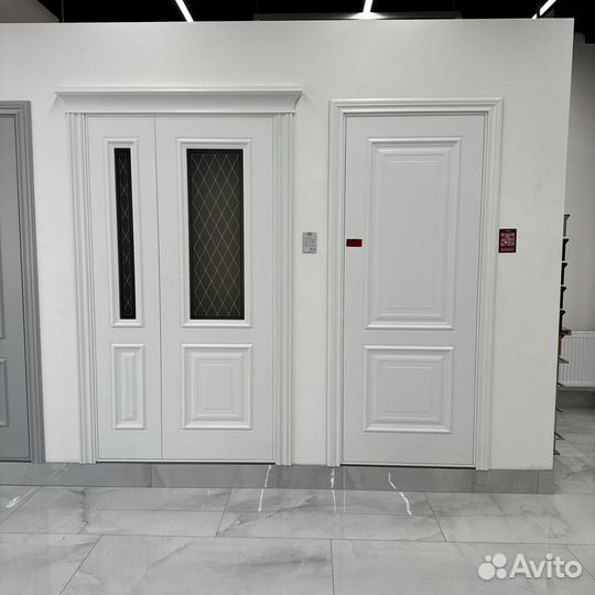 Двери межкомнатные белые y-6296